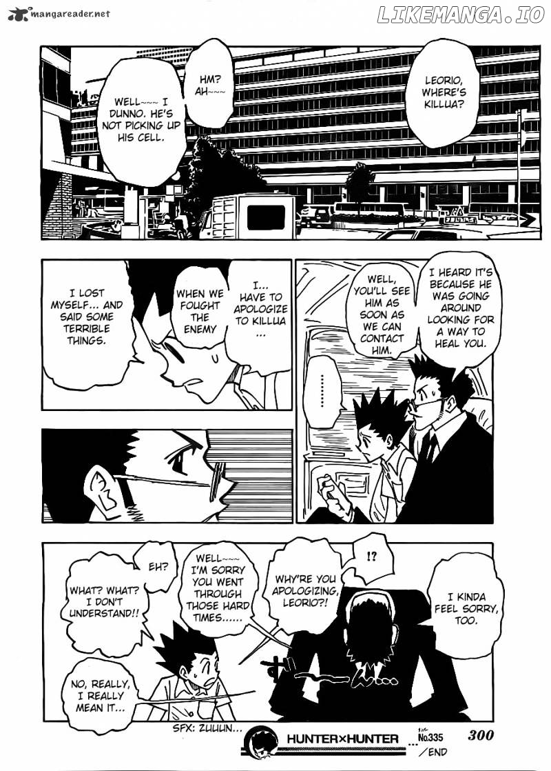 Hunter x Hunter, Chapter 335 image 18